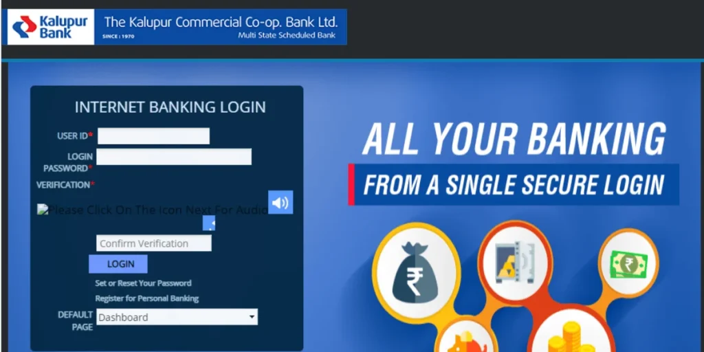 This emage showing a Solutions to Kalupur Bank Login Issues